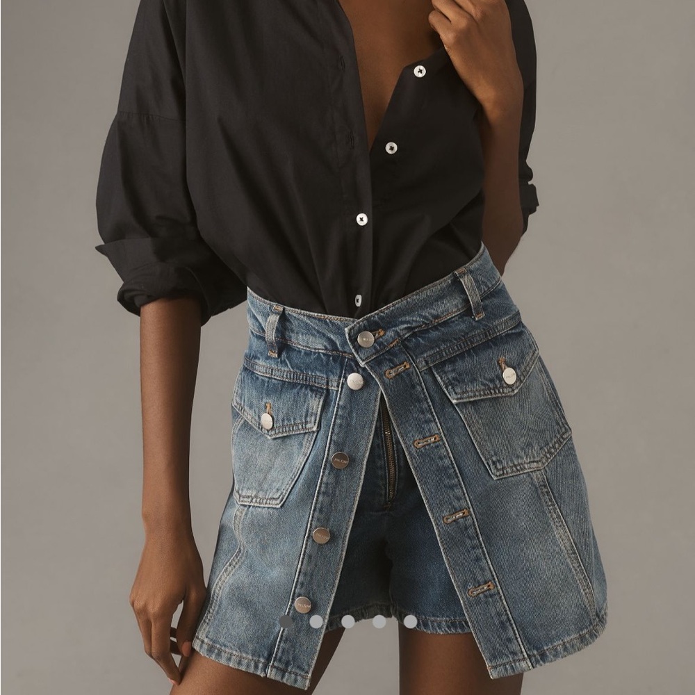 NWT Pilcro Country Denim Skort 25